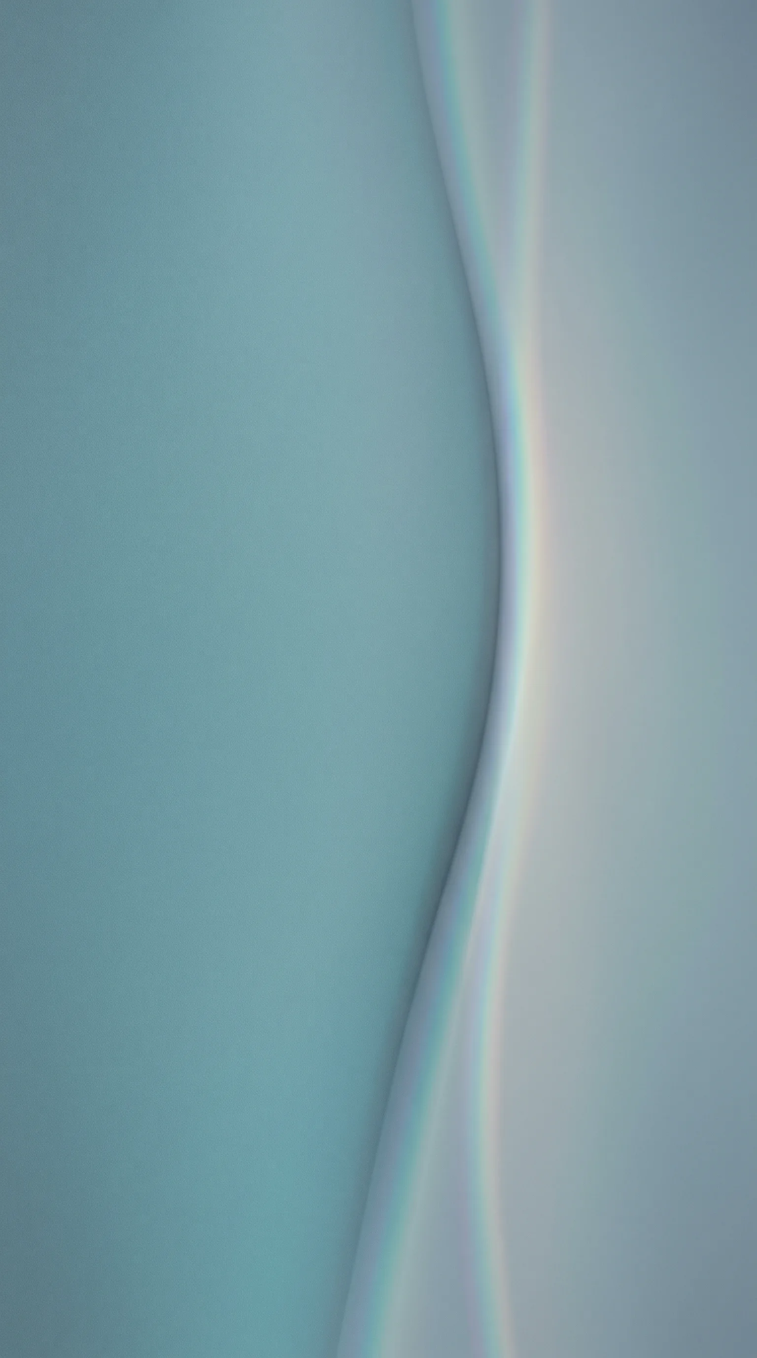 Iridescent Light Leak on Teal Haze — AI-generated photograph