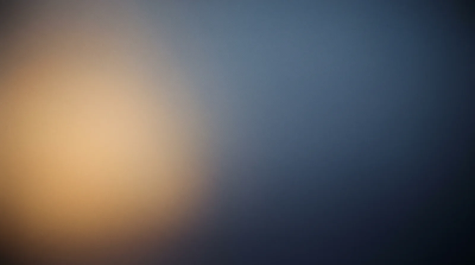 Amber to Deep Blue Gradient Field — AI-generated photograph