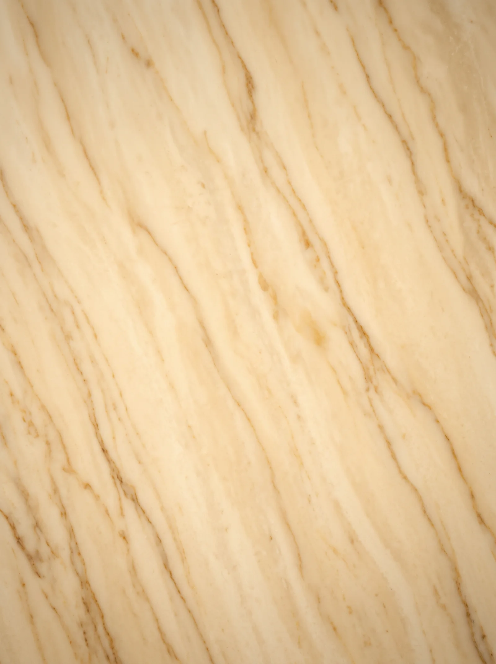 Amber-Veined Cream Travertine Surface — AI-generated photograph