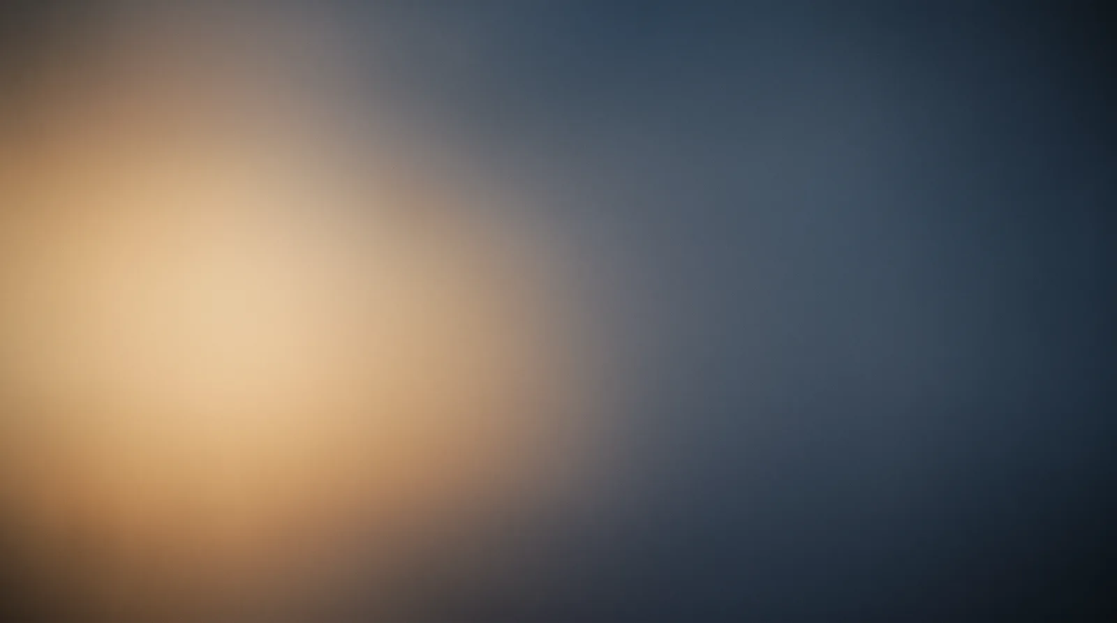 Amber to Slate-Blue Luminous Gradient Field — AI-generated photograph