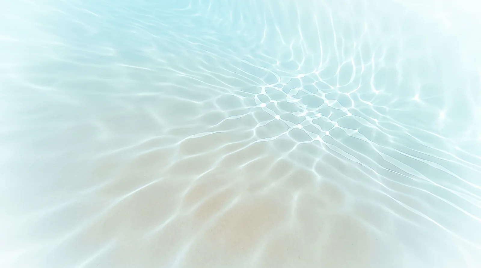 Sunlight Caustics on a Pale Sandy Seabed — AI-generated photograph