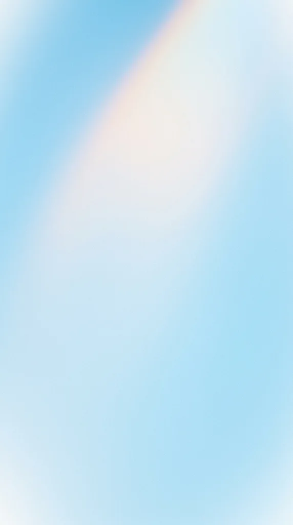 Blue Light Leak Bloom in High Key — AI-generated photograph