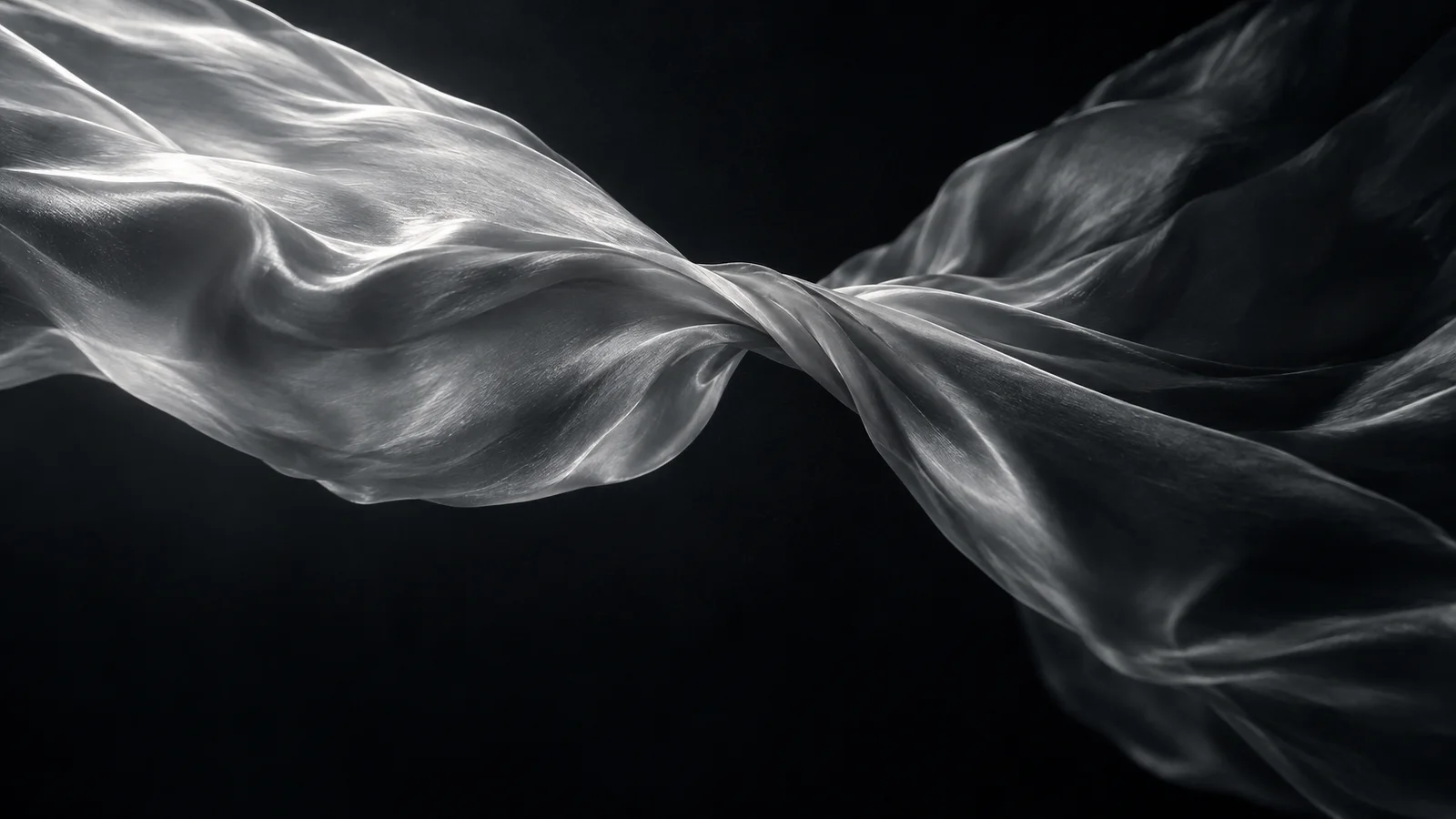Twisted Silk in Silver Side Light — AI-generated photograph