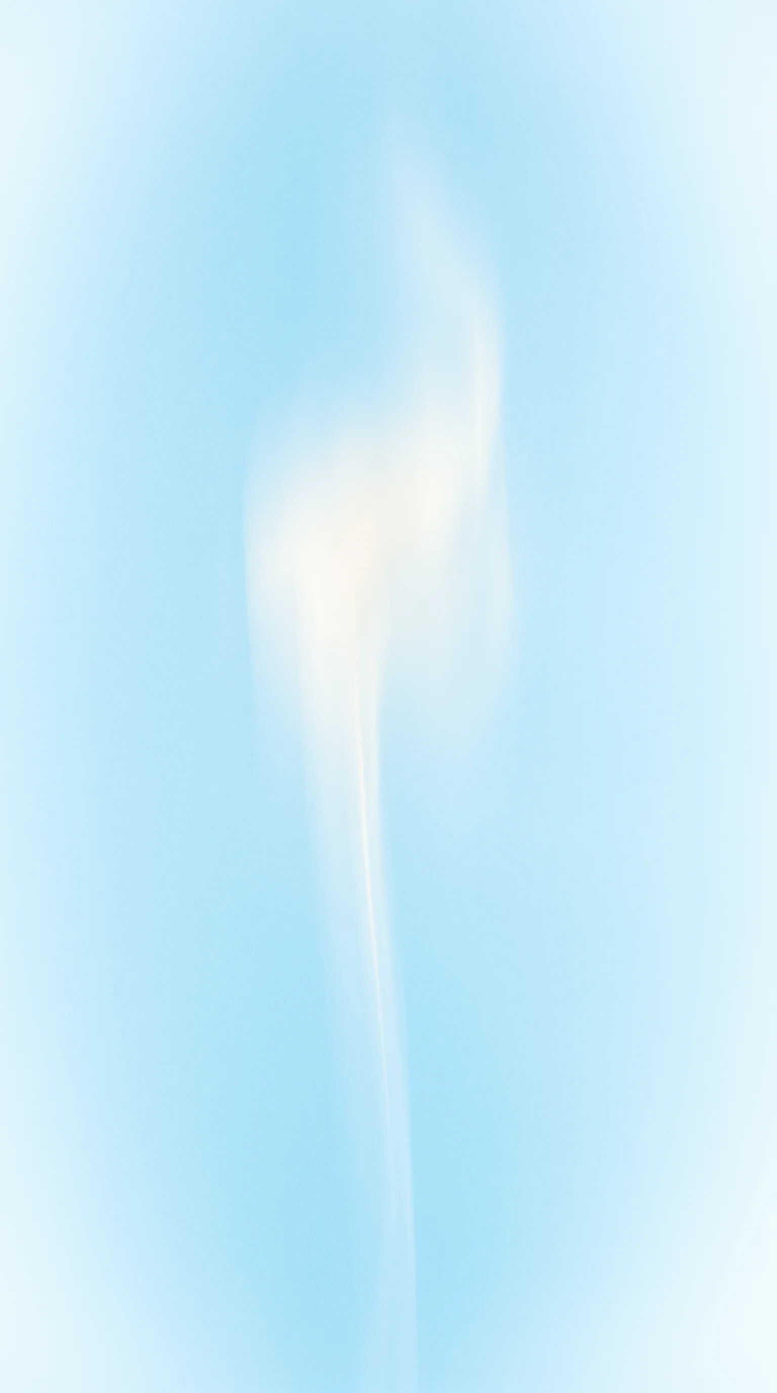 High-Key Pale Blue Light Streak Field — AI-generated photograph