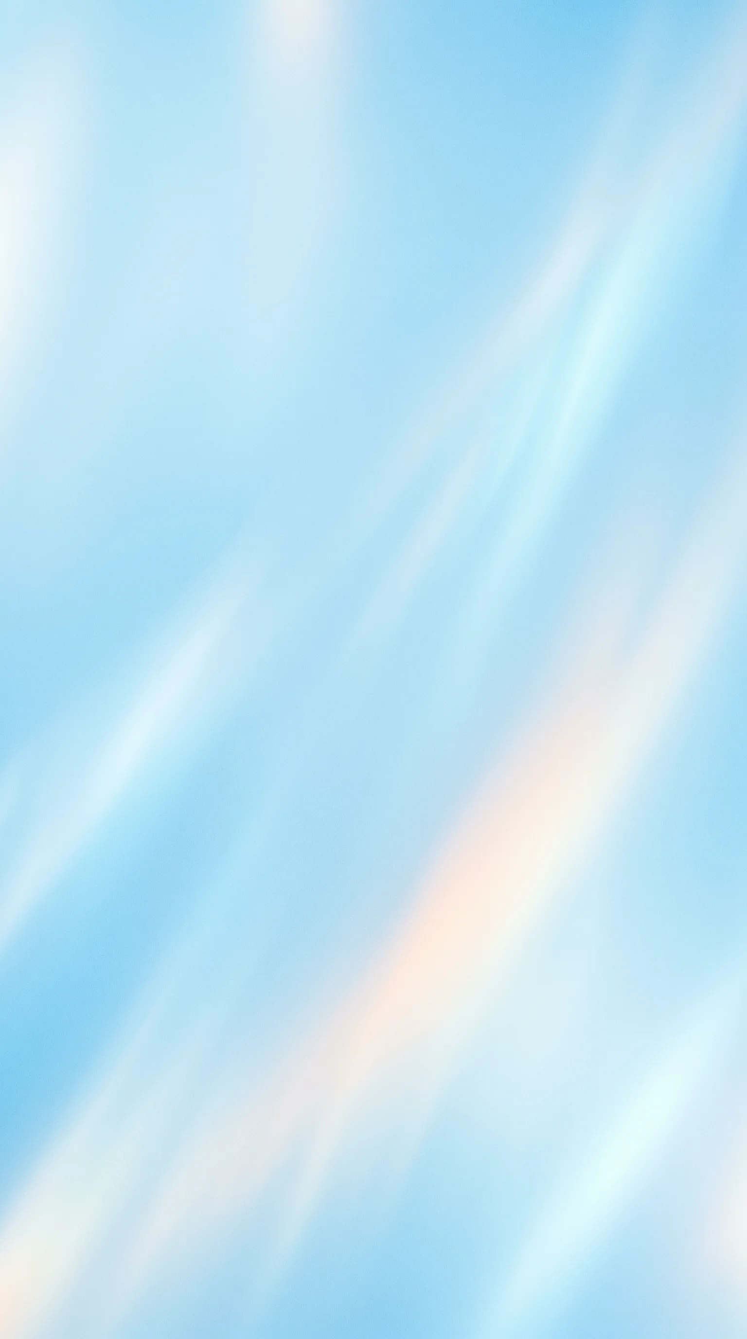 Cool Blue-White Light Leaks in a High-Key Field — AI-generated photograph