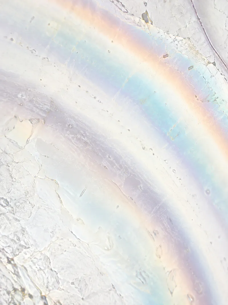 Pale Conoscopic Arcs in Pearl Light — AI-generated photograph