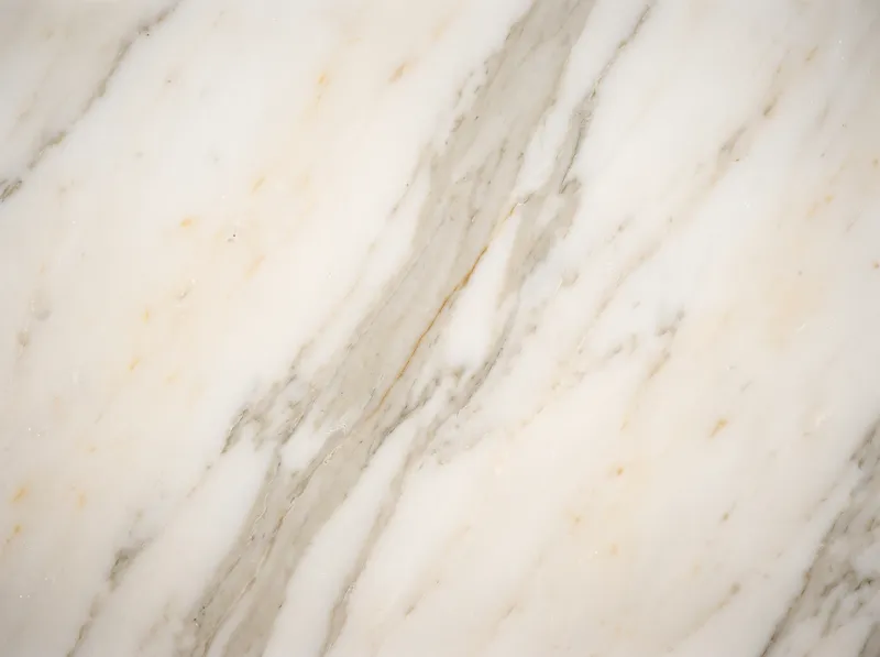 Cream Marble Slab with Grey and Gold Veins — AI-generated photograph