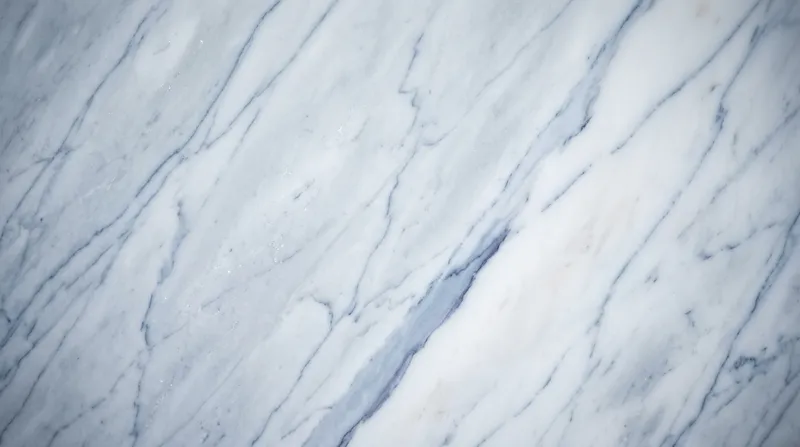 Cool Grey Marble Slab with Slate Veins — AI-generated photograph