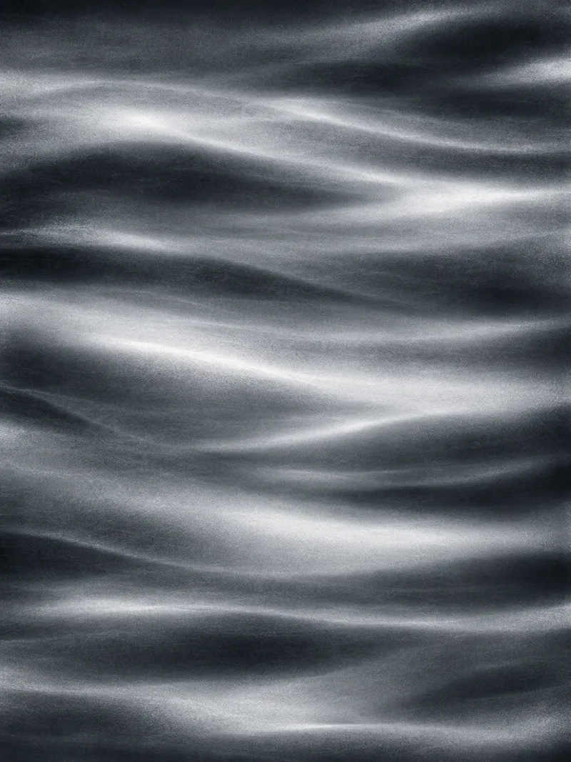 素材_Horizontal Silver Bands with Soft Edges — AI-generated photograph