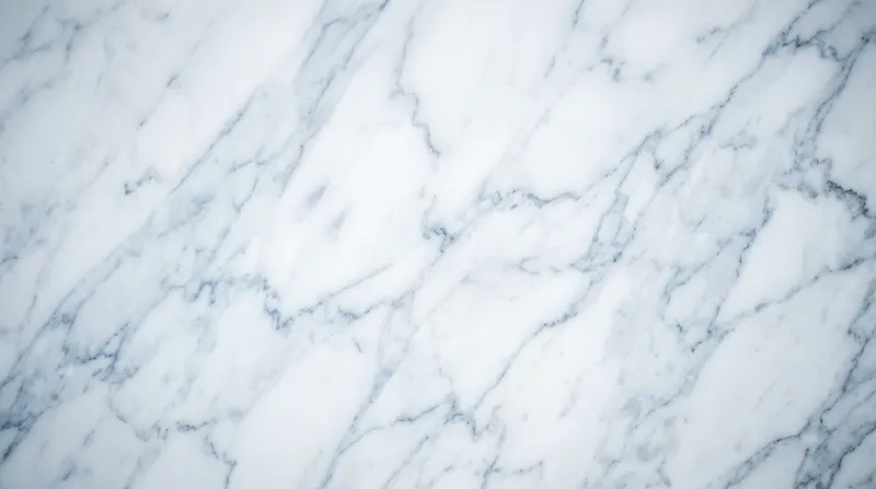 Blue-Veined White Marble Surface — AI-generated photograph