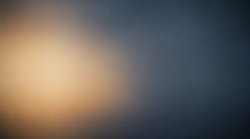 Amber to Slate-Blue Luminous Gradient Field — AI-generated photograph