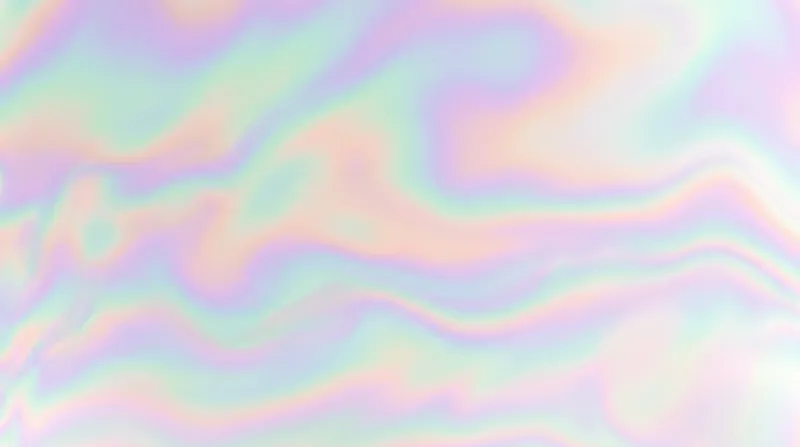 Pale Iridescent Thin-Film Colour Field — AI-generated photograph