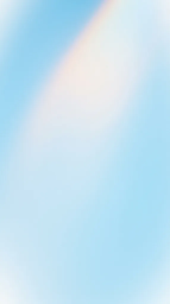 Blue Light Leak Bloom in High Key — AI-generated photograph