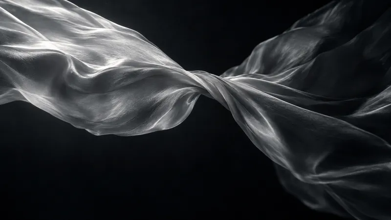 Twisted Silk in Silver Side Light — AI-generated photograph