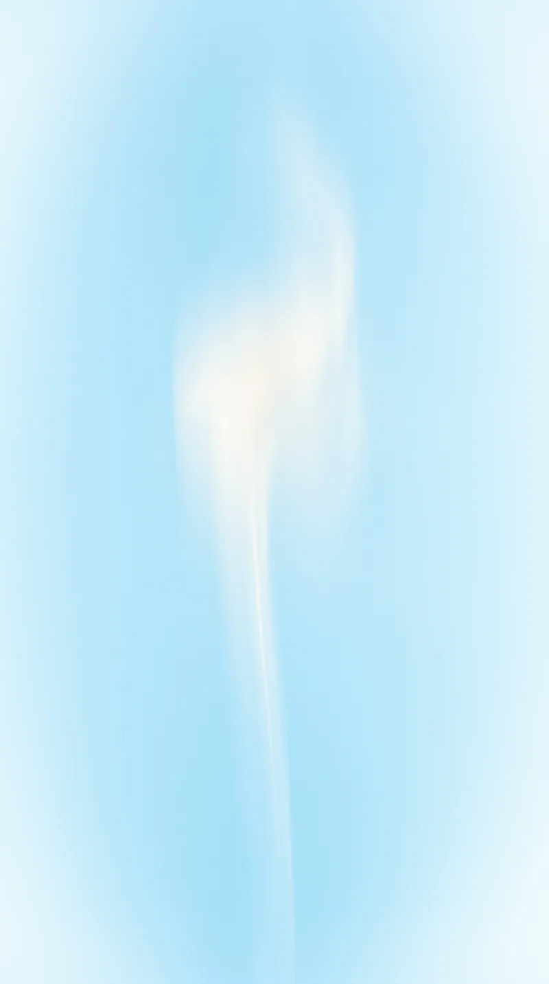 High-Key Pale Blue Light Streak Field — AI-generated photograph