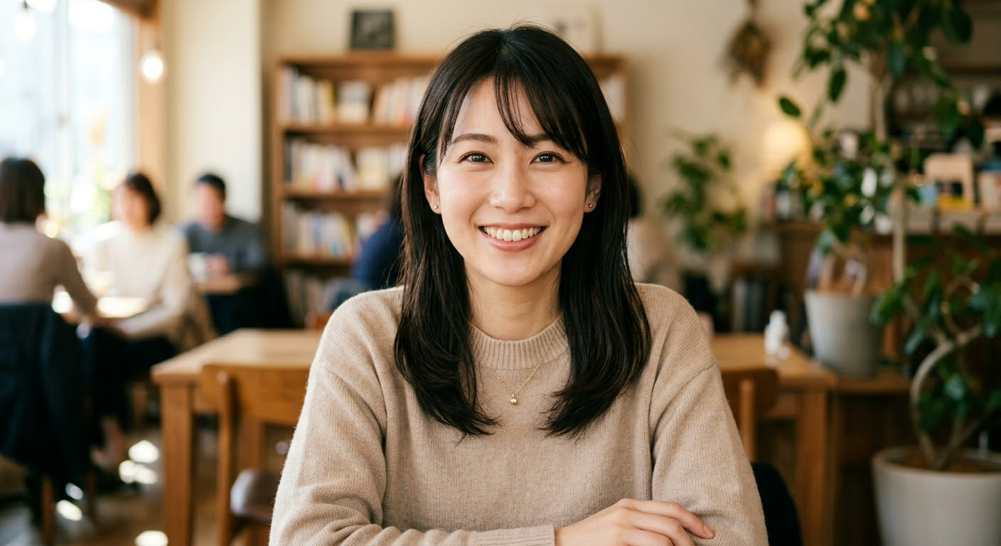 女性の正面写真を生成してください
